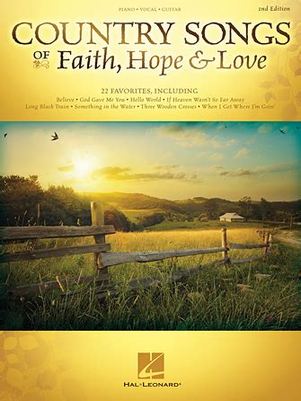 Country Songs Of Faith, Hope & Love - 2nd Edition